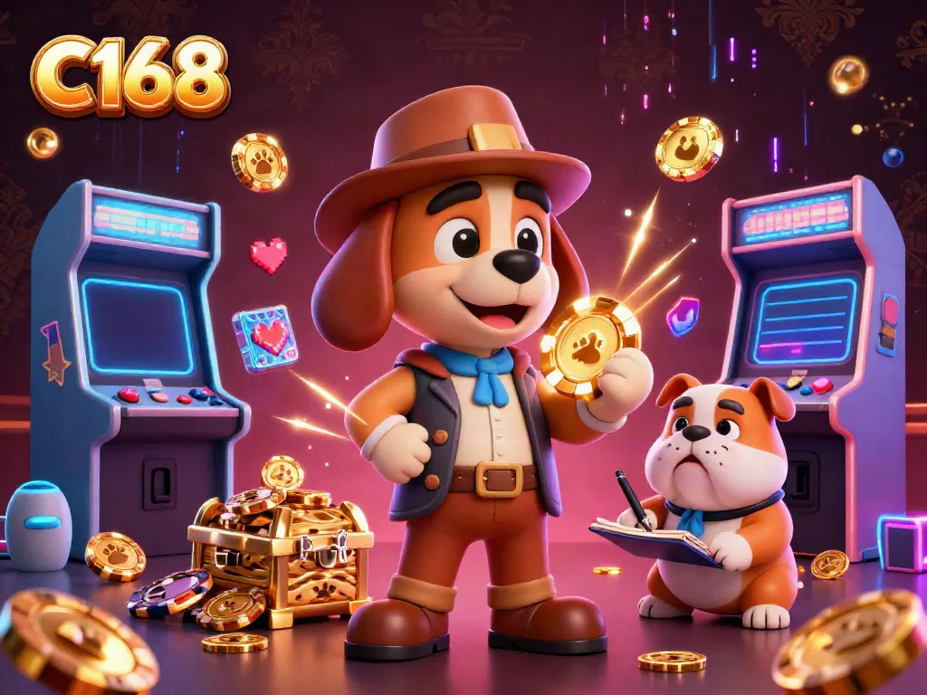 C168 offers thrilling casino games featuring a cartoon detective and exciting treasure clues.