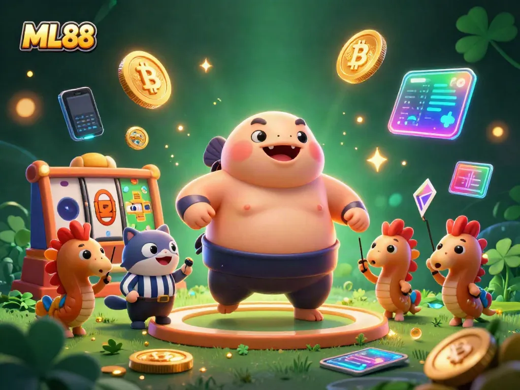 Experience thrilling gameplay at ML88 with a vibrant underwater casino featuring fugu and catfish characters.
