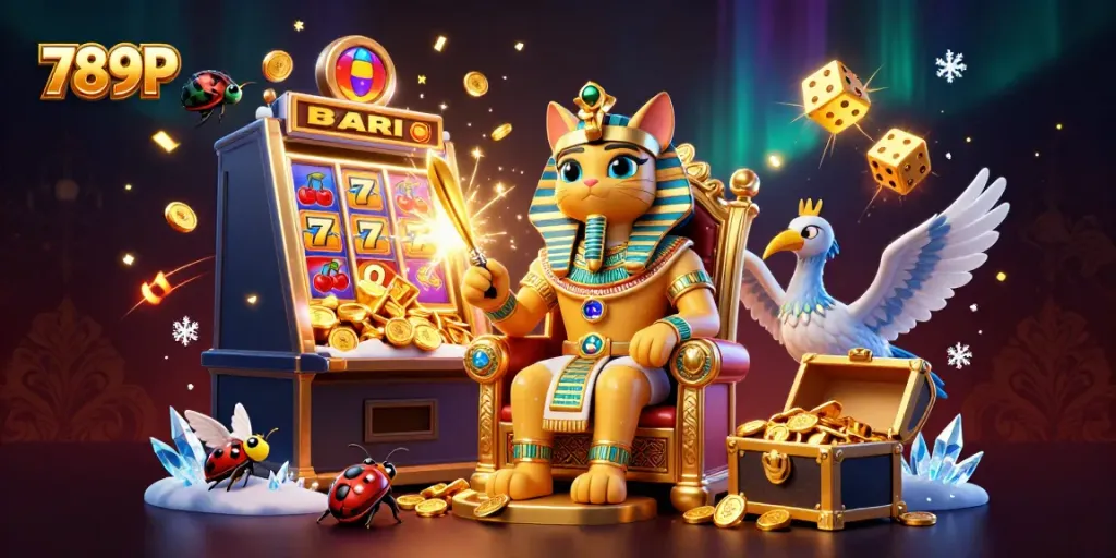 Experience the thrill of 789P slots with vibrant characters and jackpot excitement.