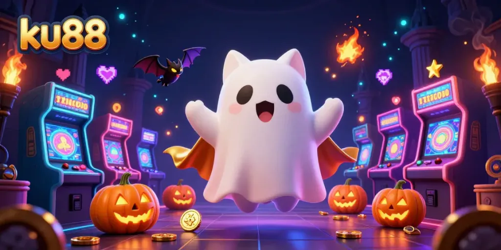 Engage with ku88's captivating ghost cat in a haunted casino, offering thrilling gaming adventures.